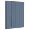 Painéis de telhado 36 pcs 60x45 cm aço galvanizado cinzento 4