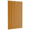 Panel de tejado acero galvanizado color madera 36 uds 80x45 cm 3