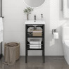 Estructura de lavabo de hierro negro 40x38x83 cm 1
