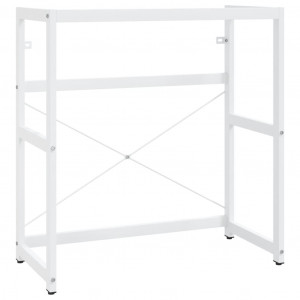 Estrutura p/ lavatório casa de banho ferro 79x38x83 cm branco H