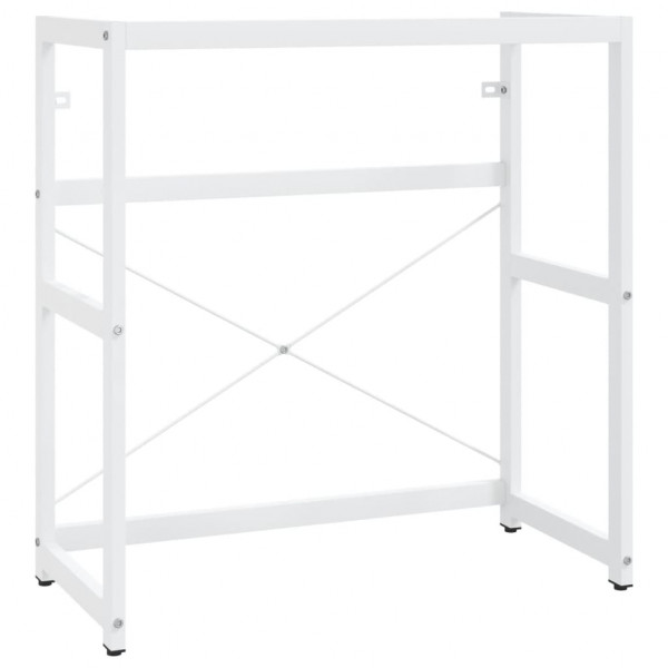 Estrutura p/ lavatório casa de banho ferro 79x38x83 cm branco M 2