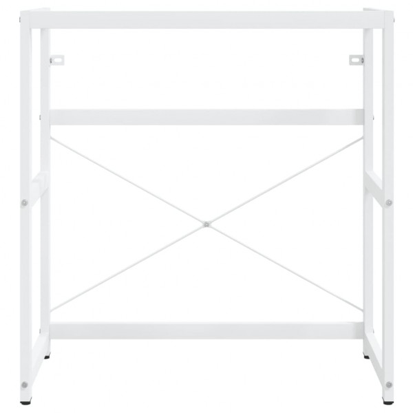 Estrutura p/ lavatório casa de banho ferro 79x38x83 cm branco M 3