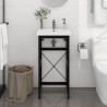 Estructura de lavabo de hierro negro 40x38x83 cm 1