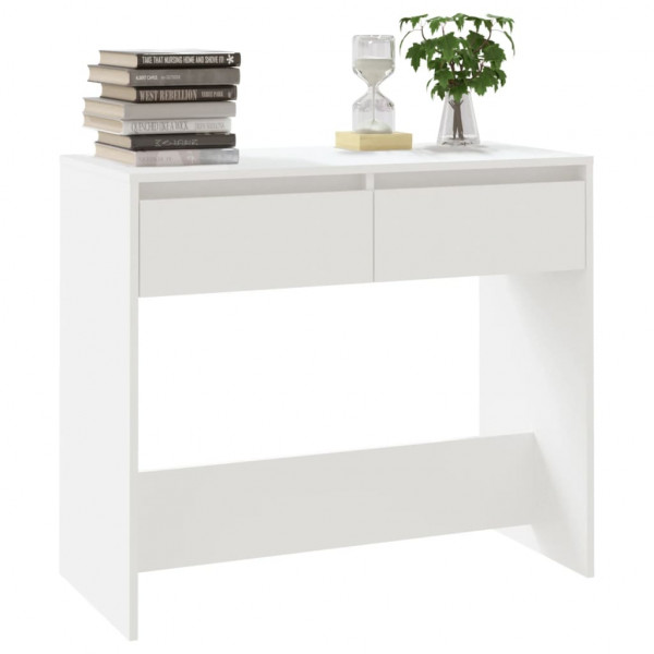 Mesa consola 89x41x76.5 cm derivados de madeira branco M 4