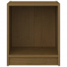 Mesita noche madera pino maciza marrón miel 35.5x33.5x41.5 cm 4