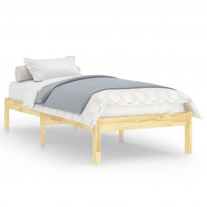 Estrutura de cama solteiro 90x190 cm madeira maciça H
