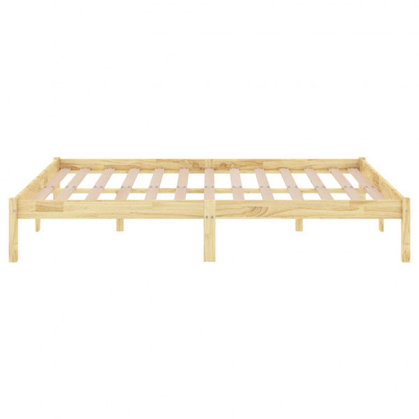 Estructura de cama madera maciza Super King 180x200 cm M 5