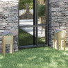 Jardineras 2 uds madera maciza de pino 31x31x70 cm 1