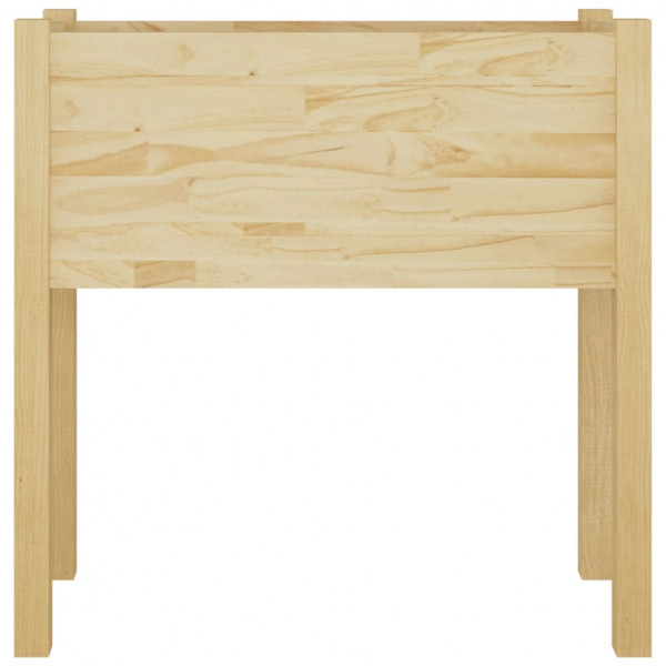 Jardineras 2 uds madera maciza de pino 70x31x70 cm M 5