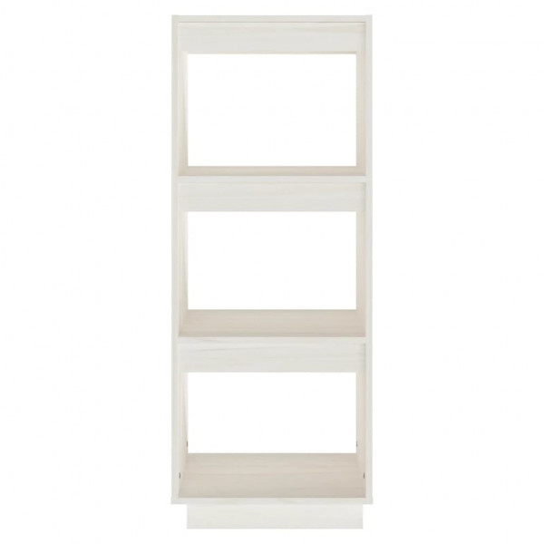 Estante/divisória 40x35x103 cm madeira de pinho maciça branco M 5