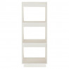 Estantería/divisor de espacios madera pino blanco 40x35x103 cm 5