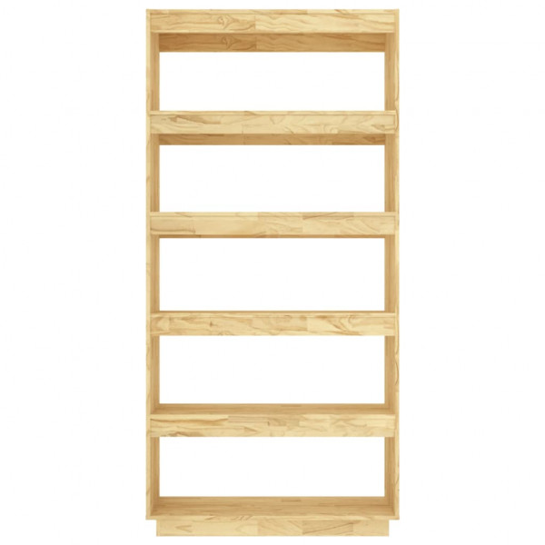 Estantería/divisor de espacios madera pino gris 80x35x167 cm M 5