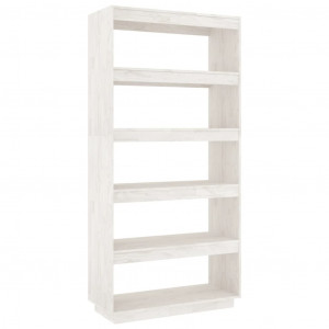 Estante/divisória 80x35x167 cm pinho maciço branco H