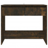 Mesa consola madera de ingeniería roble ahumado 89x41x76.5 cm 5