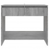 Mesa consola madera de ingeniería gris Sonoma 89x41x76.5 cm 5