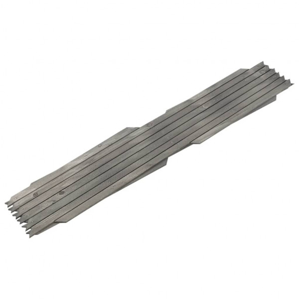 Cercas em treliça 5 pcs 180x60 cm abeto maciço cinzento M 3