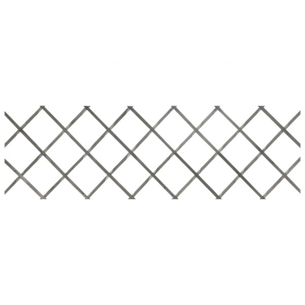 Vallas enrejado 5 uds madera maciza de abeto gris 180x60 cm M 5