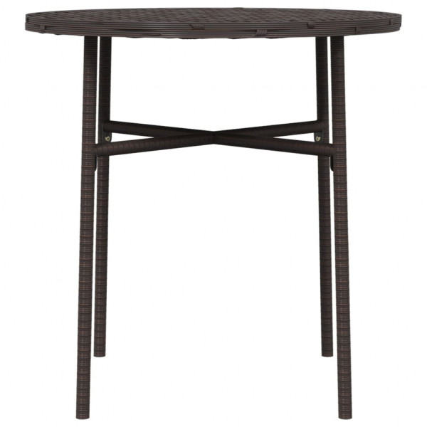 Mesa de centro 45 cm vime PE castanho M 4