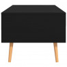 Mesa de centro 100x49.5x43 cm derivados de madeira preto 5