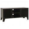 Mueble de TV metal y MDF gris 105x36x47 cm 2