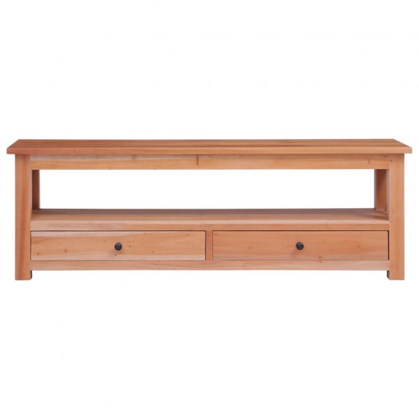 Mueble de TV madera maciza de caoba 115x30x40 cm M 3