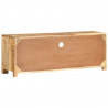 Mueble para TV de madera maciza de mango rugosa 110x30x40 cm 4