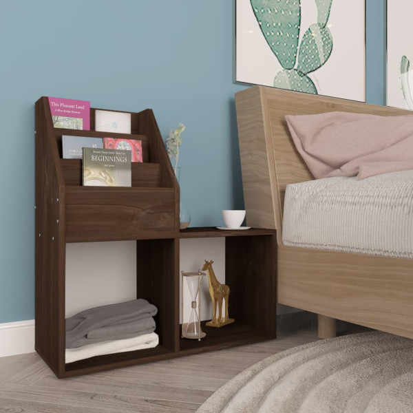 Revistero de niños aglomerado Sonoma ahumado 71x30x78.5 cm M 3