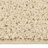 Tapete shaggy 200x290 cm antiderrapante cor creme 2