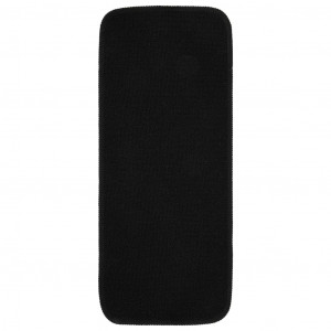 Alfombrillas de escalera 15 uds negro rectangular 60x25 cm H