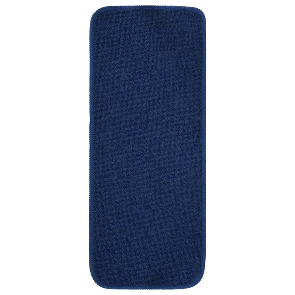 Alfombrilla de escalera 15 uds azul marino rectangular 60x25 cm M 2