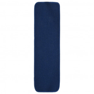 Alfombrilla de escalera 15 uds azul marino rectangular 75x20 cm H