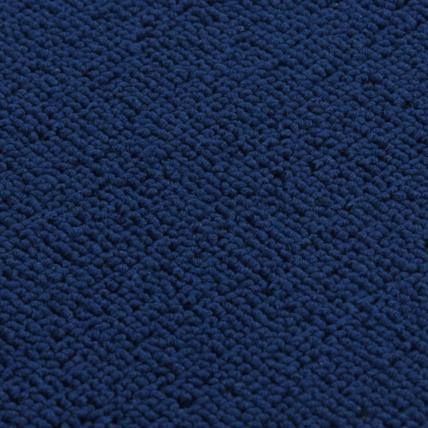 Alfombrilla de escalera 15 uds azul marino rectangular 75x20 cm M 5