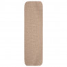 Tapetes antiderrapantes retang. p/ escadas 15 pcs 75x20 cm bege 2