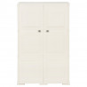 Armario de plástico diseño madera Vanila Ice 79x43x125 cm 2