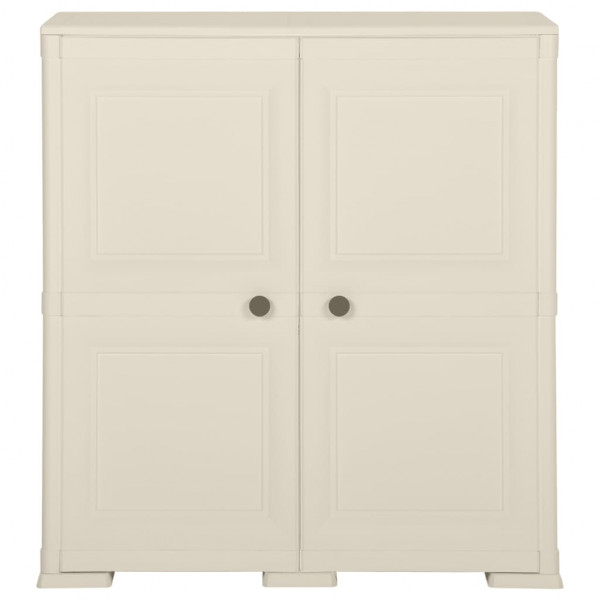 Armario de plástico diseño madera Vanila Ice 79x43x85.5 cm M 2
