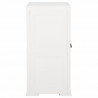Armario de plástico diseño madera blanco angora 79x43x85.5 cm 3