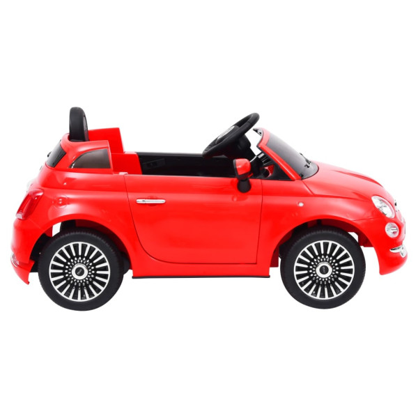 Carro elétrico de criança Fiat 500 vermelho M 3
