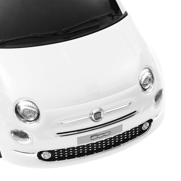 Coche correpasillos eléctrico Fiat 500 blanco M 5