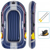 Bestway Barca inflable Hydro-Force con remos y bomba azul 1