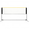 Rede de badmínton ajustável 300x103x94-158 cm metal 1