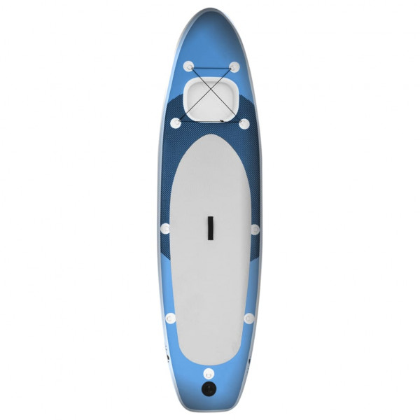 Set de tabla de paddle surf hinchable azul marino 330x76x10 cm M 3