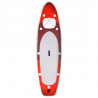 Conjunto prancha de paddle SUP insuflável 330x76x10 cm vermelho 3