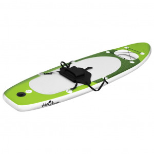 Set de tabla de paddle surf hinchable verde 360x81x10 cm H