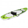 Set de tabla de paddle surf hinchable verde 360x81x10 cm 2