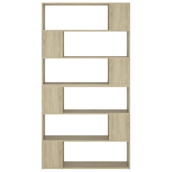 Estantería divisor de espacios color roble Sonoma 100x24x188 cm M 5