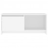 Mueble para TV de madera contrachapada blanco 90x35x40 cm 5