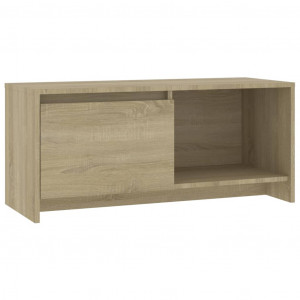 Mueble para TV madera contrachapada roble Sonoma 90x35x40 cm H