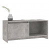 Mueble para TV madera contrachapada gris hormigón 90x35x40 cm 4