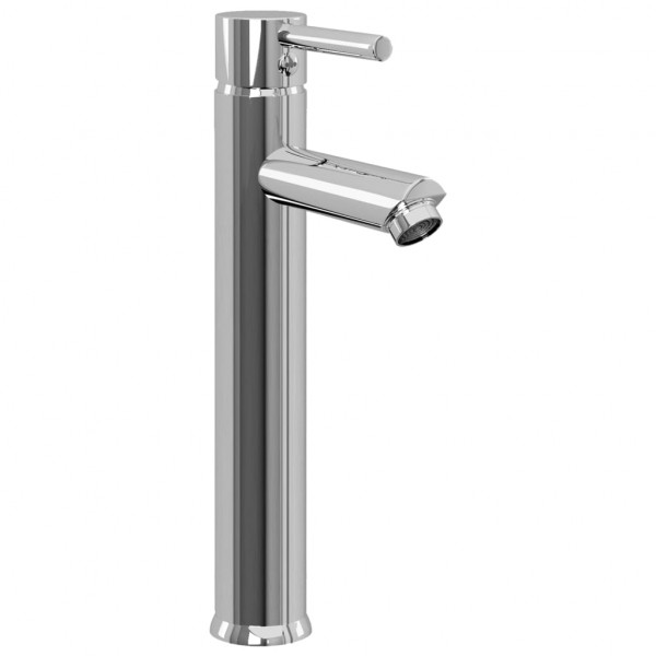 Lavabo con grifo y tapón pulsador cristal templado esmerilado M 3