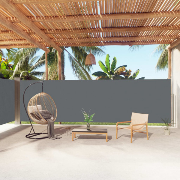 Toldo lateral retrátil 180x1000 cm antracite M 4